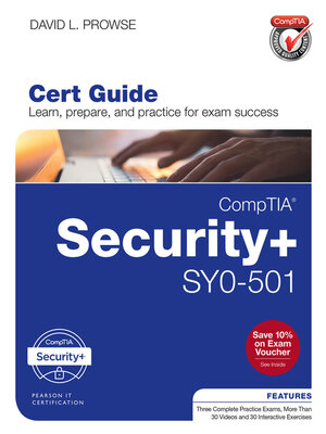 cover image of CompTIA Security+ SY0-501 Cert Guide